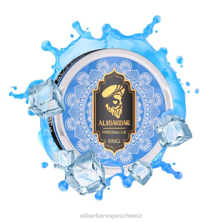 Alibarbar Flavours gefrierendes Eis - Alibarbar Nikotinbeutel 4D8P84