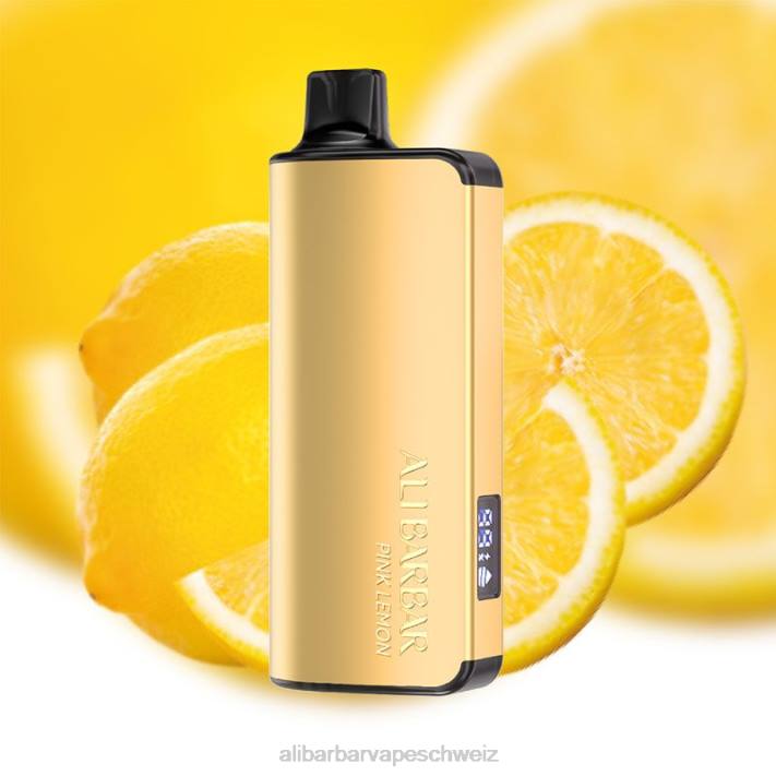 Alibarbar Flavours rosa Zitrone - Alibarbar Ingot 20000 Einweg-Vaporizer 4D8P40