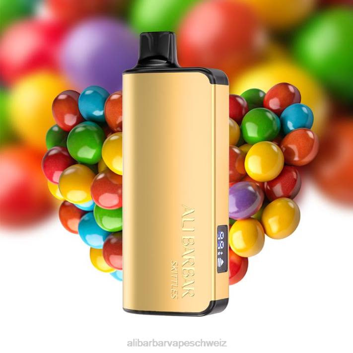 Alibarbar Vape Schweiz Regenbogenbonbons - Alibarbar Ingot 20000 Einweg-Vaporizer 4D8P41