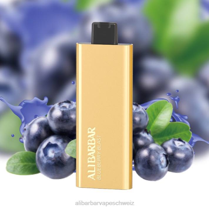 Alibarbar Vape Zürich Blaubeer-Explosion - Alibarbar Pandora 7000 Einweg-Vaporizer 4D8P50