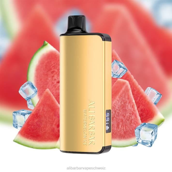 Alibarbar Vape Zürich Wassermeloneneis - Alibarbar Ingot 9000 Einweg-Vaporizer 4D8P26