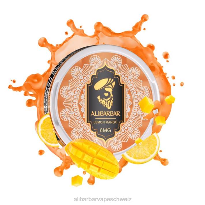 Alibarbar Vape Zürich Zitronenmango - Alibarbar Nikotinbeutel 4D8P86