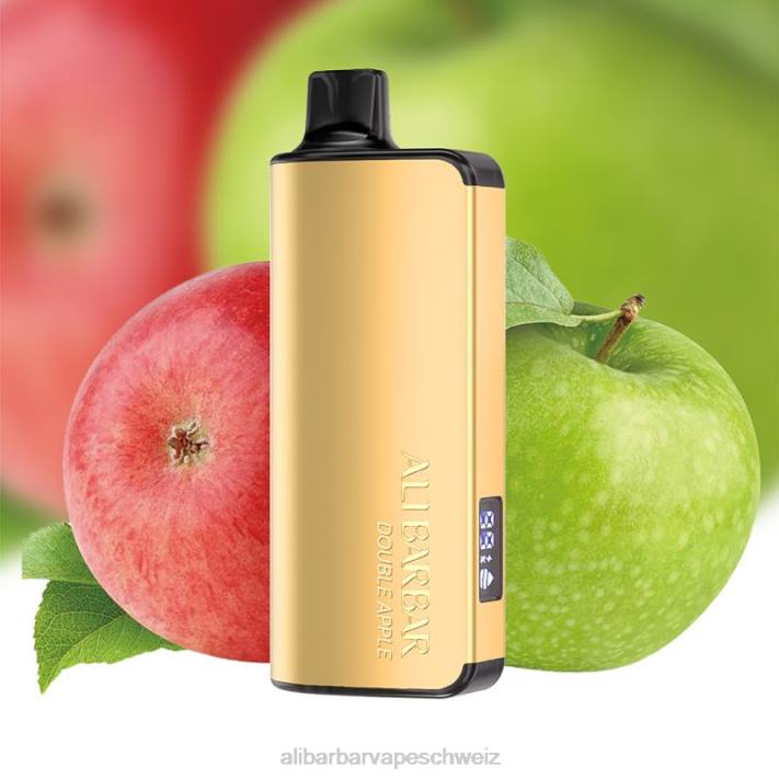 Alibarbar Vape Price Doppelapfel - Alibarbar Ingot 20000 Einweg-Vaporizer 4D8P47