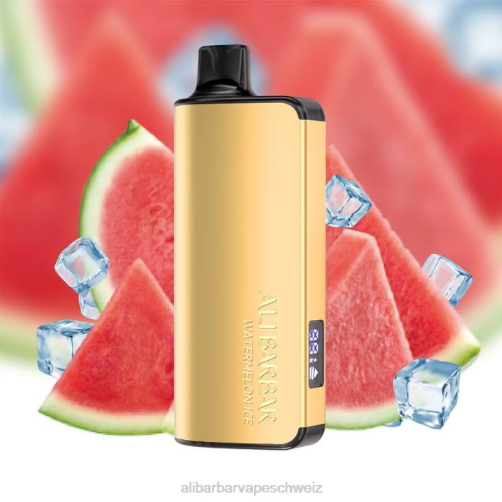Alibarbar Vape Schweiz Wassermeloneneis - Alibarbar Ingot 20000 Einweg-Vaporizer 4D8P45