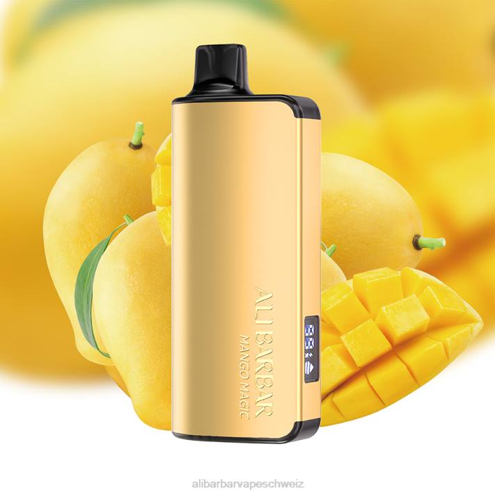 Alibarbar Vape Schweiz Mango-Magie - Alibarbar Ingot 9000 Einweg-Vaporizer 4D8P29