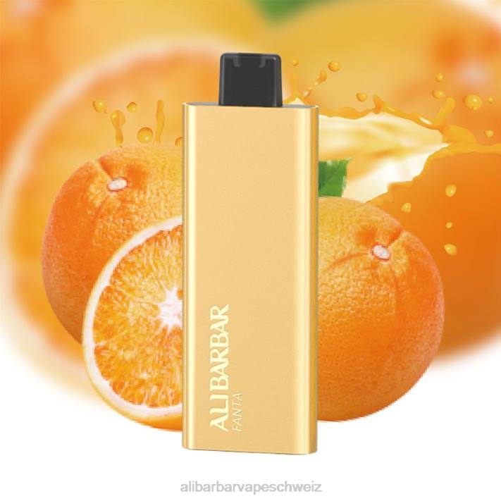 Alibarbar Flavours Kalifornien Sonnenuntergang - Alibarbar Pandora 7000 Einweg-Vaporizer 4D8P52