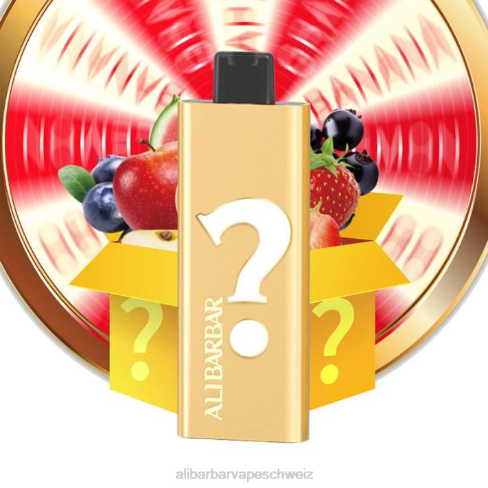 Alibarbar Vape Price Geschmacksroulette - Alibarbar Pandora 7000 Einweg-Vaporizer 4D8P55