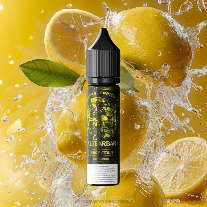 Alibarbar Flavours Zitronenzitrusfrüchte - Alibarbar Shisha-Onyx-Dock 4D8P108