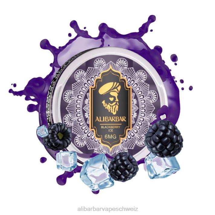 Alibarbar Vape Schweiz Brombeereis - Alibarbar Nikotinbeutel 4D8P97