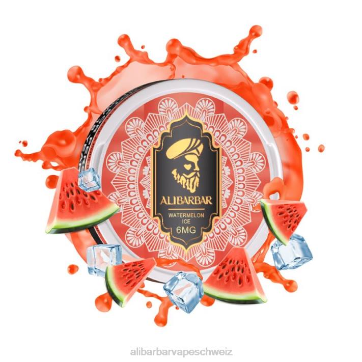Alibarbar Vape Zürich Wassermeloneneis - Alibarbar Nikotinbeutel 4D8P94